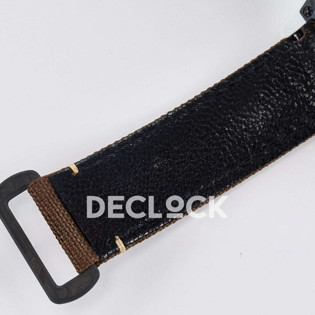 Rolex Daytona Custom DIW Desert Eagle White Carbon Brown Strap DIWF SH4130 replica - strap lining