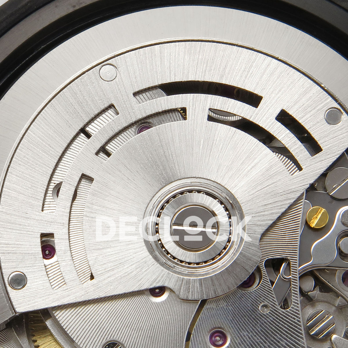Rolex Daytona Custom DIW 'Maybach' Black Carbon White Dial ANTF DD4801 replica - rotor closeup