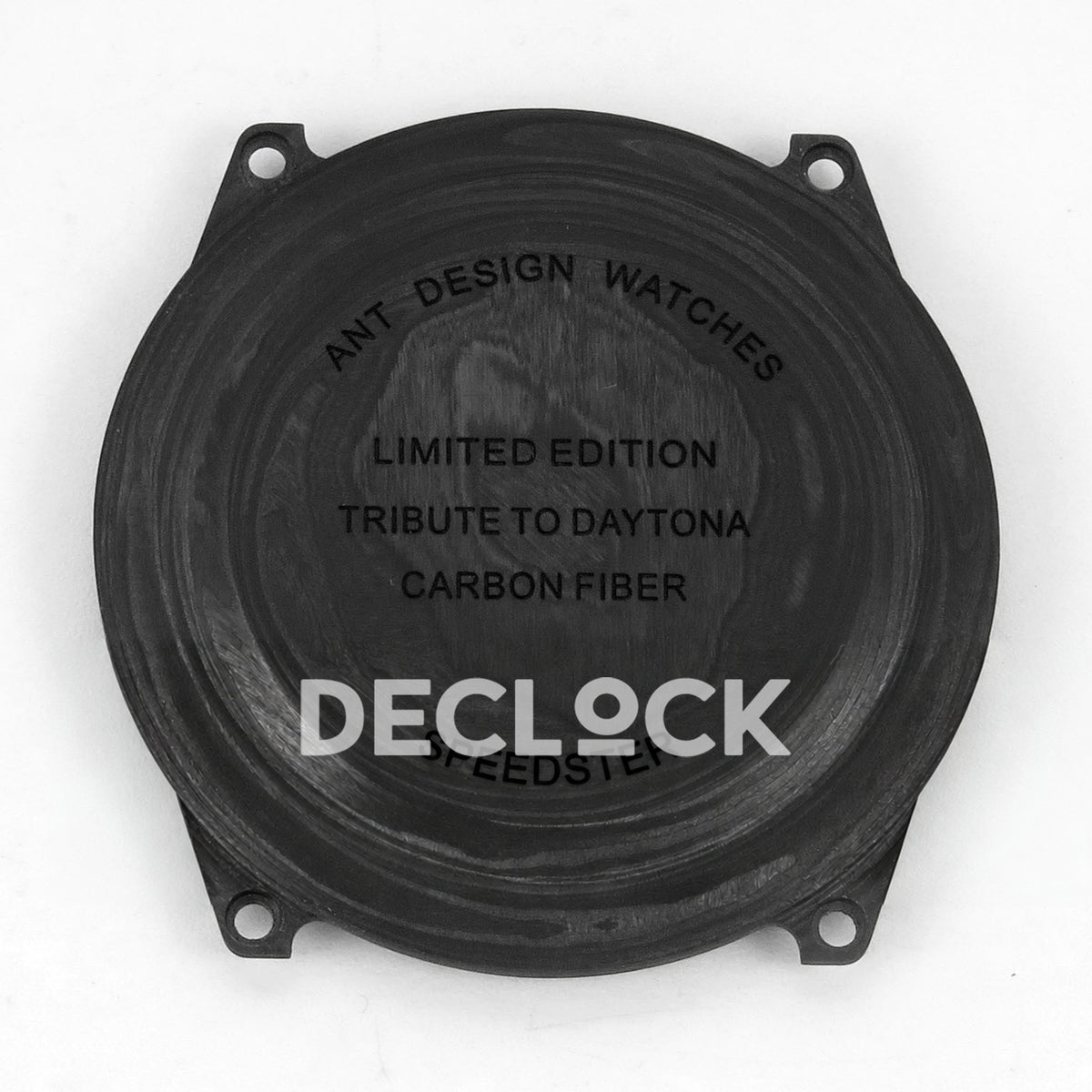 Rolex Daytona Custom DIW 'Maybach' Black Carbon White Dial ANTF DD4801 replica - caseback exterior