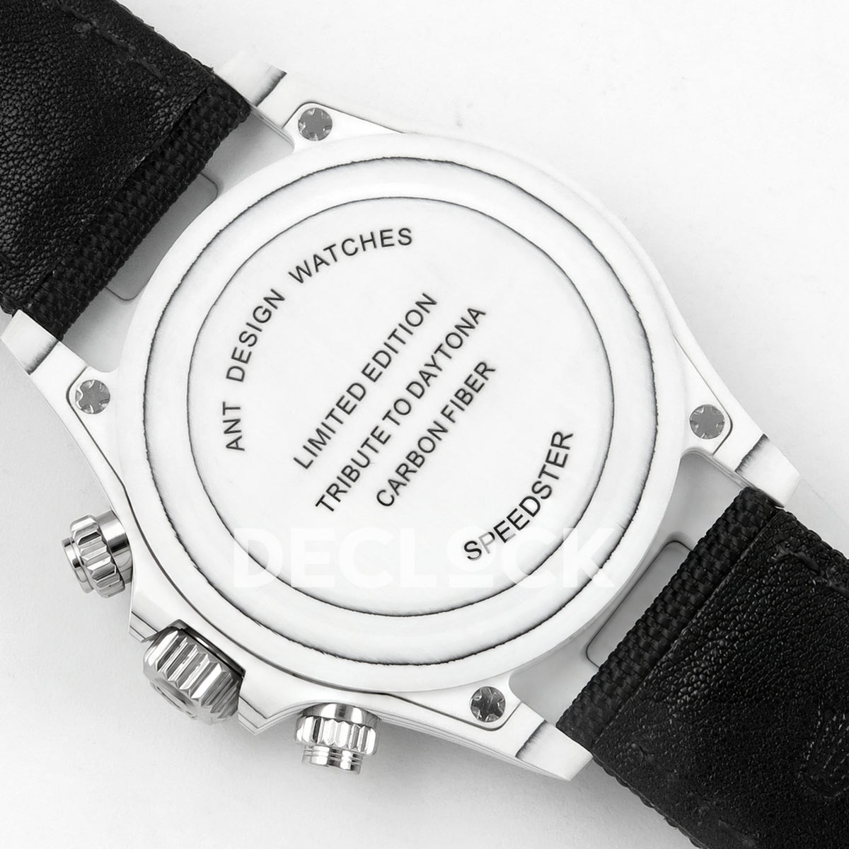 Rolex Daytona Custom DIW 'Maybach' White Carbon White Dial ANTF DD4801 replica - solid caseback