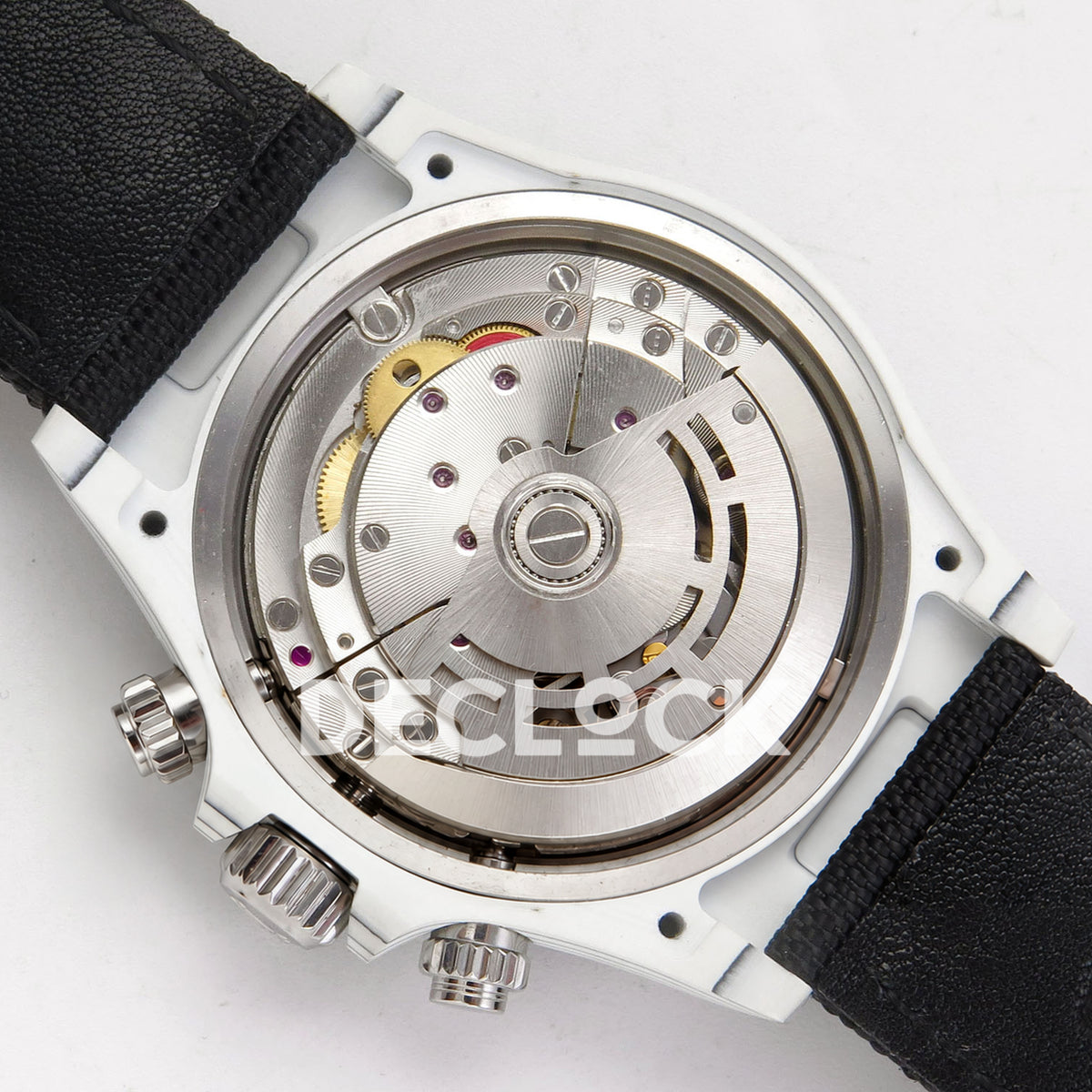 Rolex Daytona Custom DIW 'Maybach' White Carbon White Dial ANTF DD4801 replica - movement back