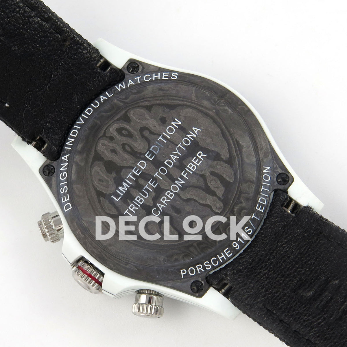 Rolex Daytona Custom DIW Porsche 911 S/T DIWF DD4801 replica - caseback