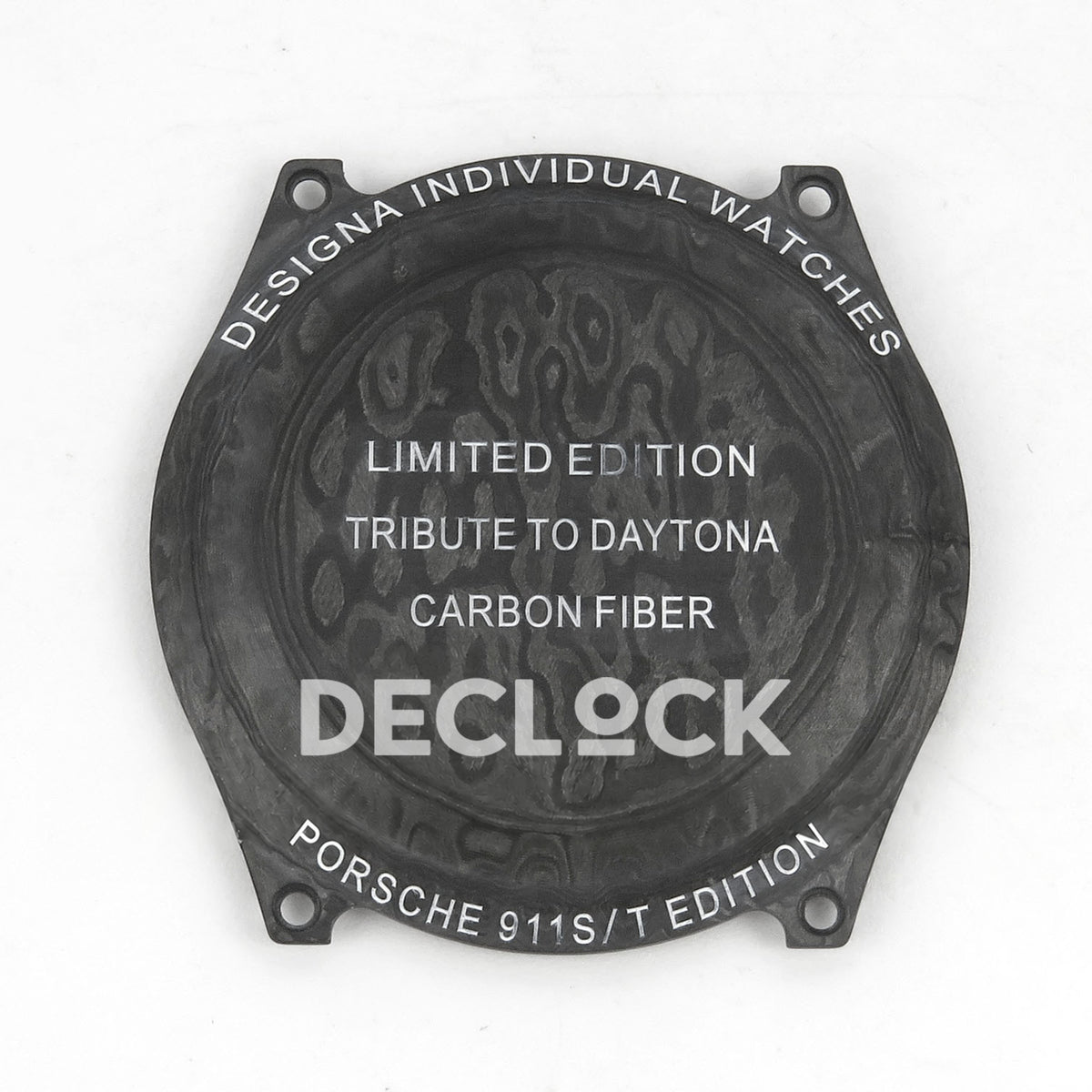 Rolex Daytona Custom DIW Porsche 911 S/T DIWF DD4801 replica - caseback exterior