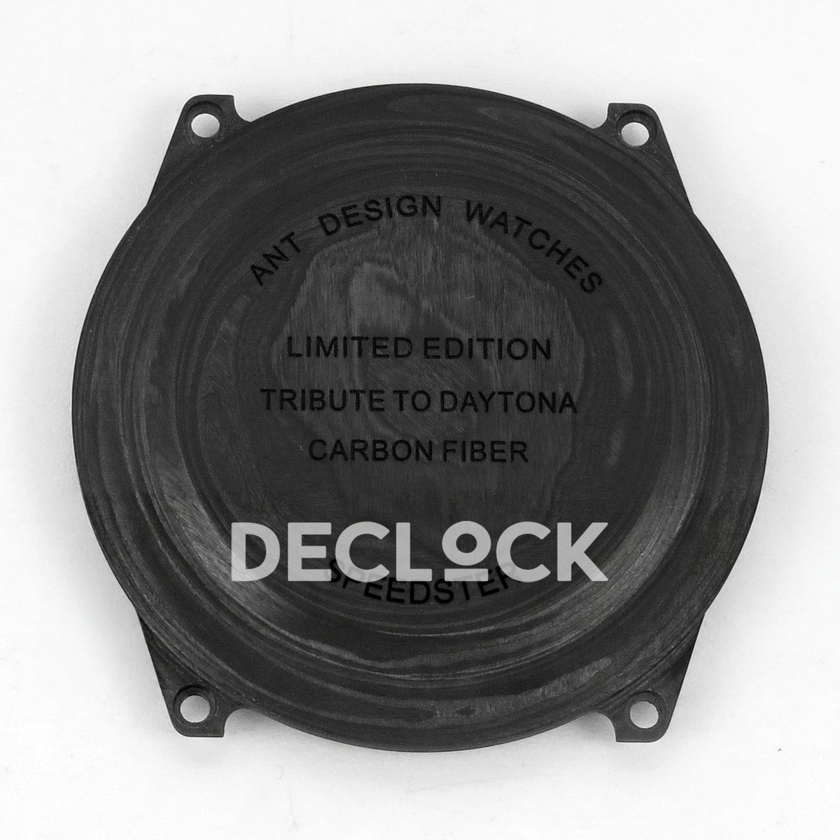 Rolex Daytona Custom DIW 'Porsche' Black Carbon Black Dial ANTF DD4801 replica - caseback exterior