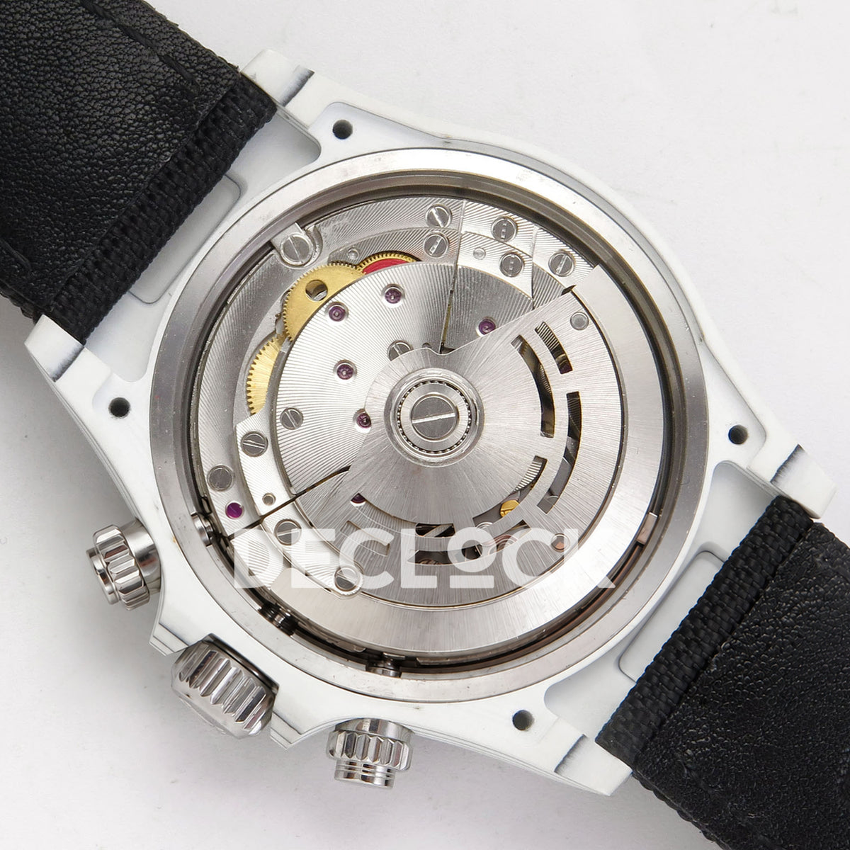 Rolex Daytona Custom DIW 'Porsche' White Carbon Black Dial ANTF DD4801 replica - movement back