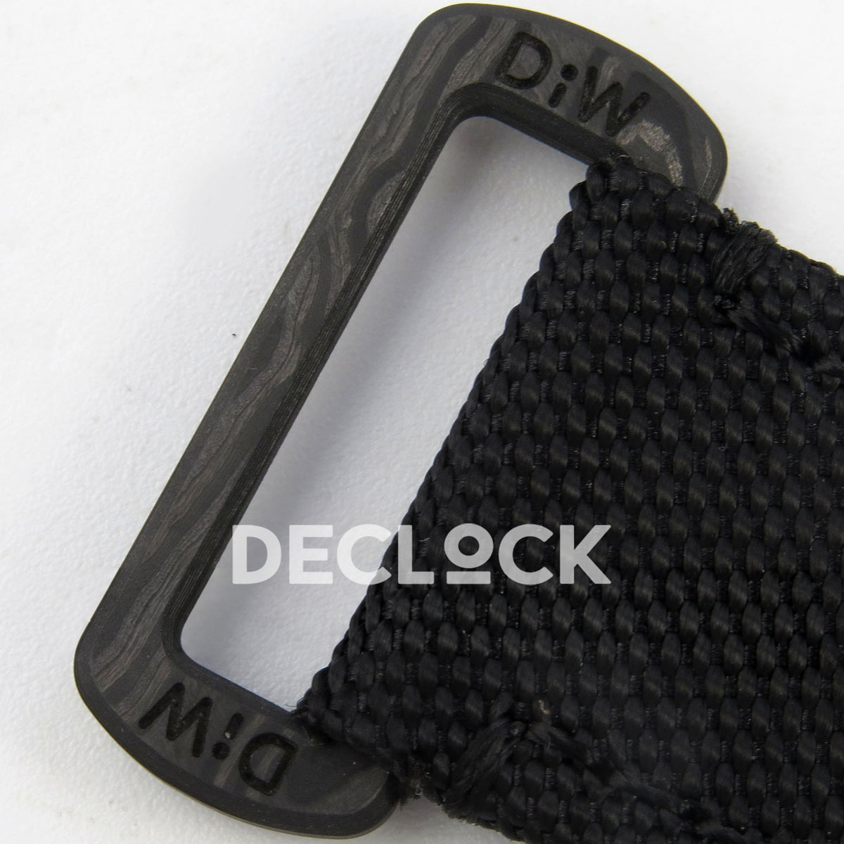 Rolex Daytona Custom DIW Rainbow Black Carbon SONIC SA4130 replica - strap loop close up