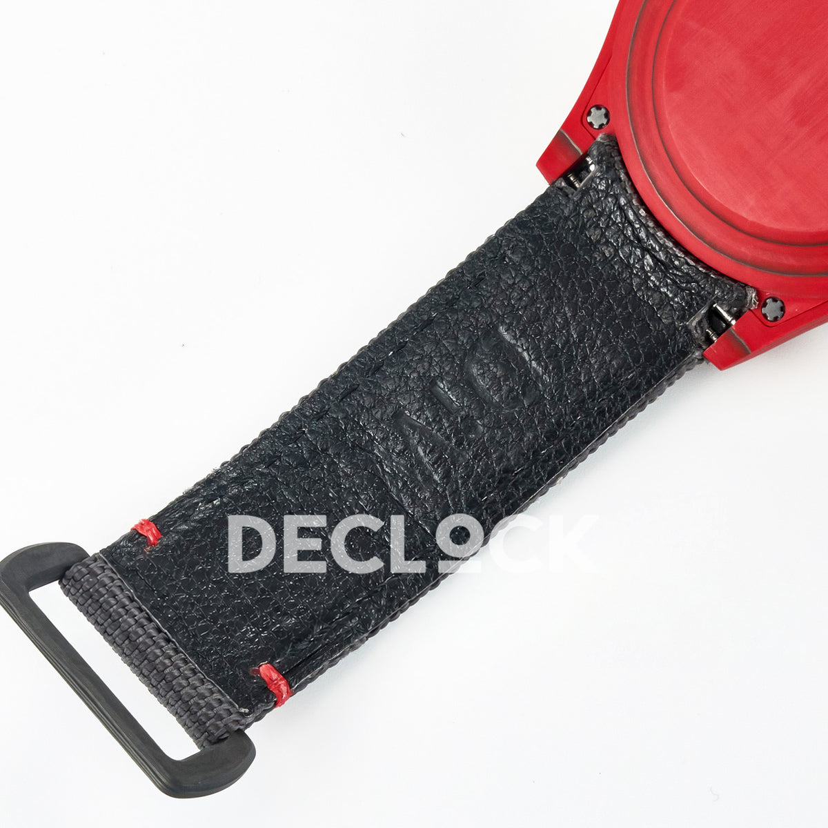 Rolex Daytona Custom DIW Red Carbon Gray Nylon DIWF SH7750 replica - strap lining