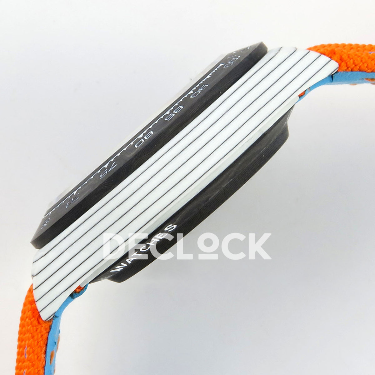 Rolex Daytona Custom DIW Veloce Blue Orange SONIC SA4130 replica - case side