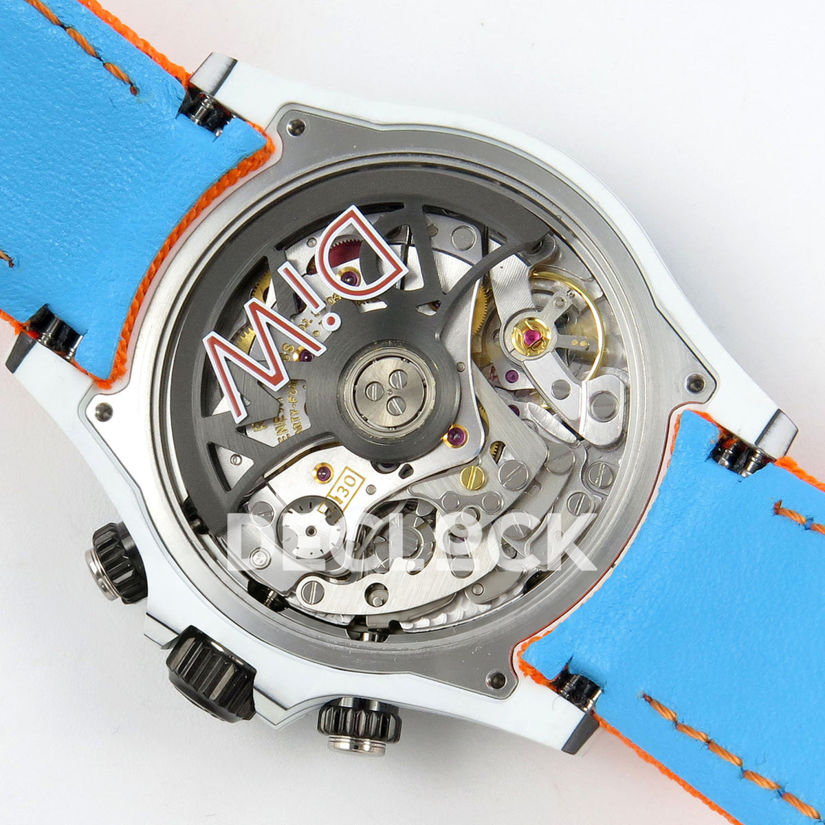 Rolex Daytona Custom DIW Veloce Blue Orange SONIC SA4130 replica - movement alternate