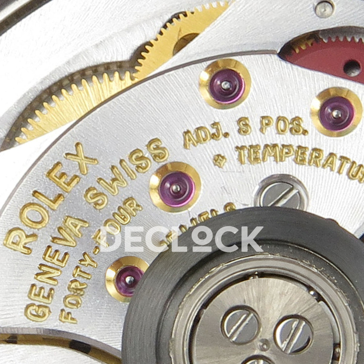 Rolex Daytona Custom DIW Veloce Blue Orange SONIC SA4130 replica - movement engravings