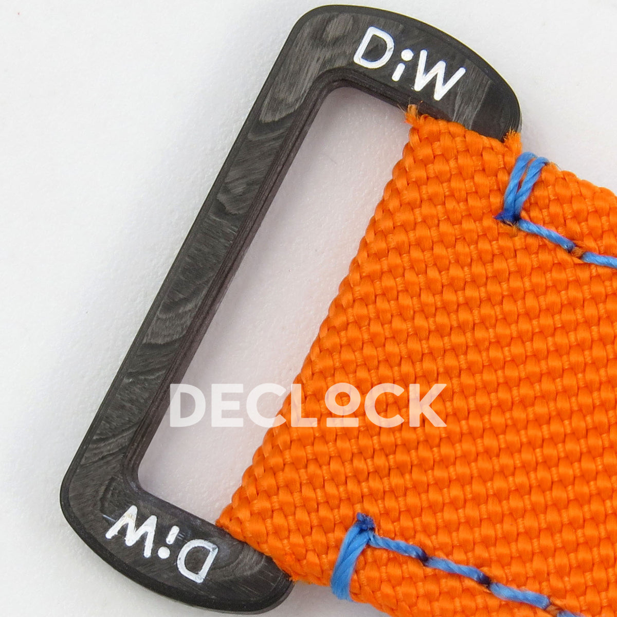 Rolex Daytona Custom DIW Veloce Blue Orange SONIC SA4130 replica - strap loop close up