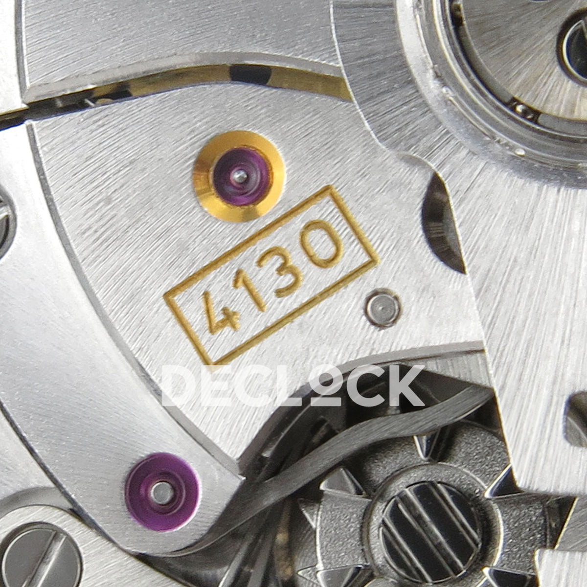 Rolex Daytona Custom DIW White Carbon Black Dial Blue Nylon N6F DD4801 replica - caliber detail