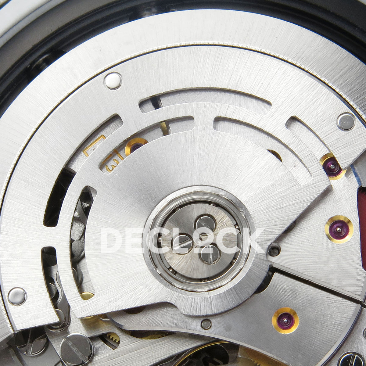Rolex Daytona Custom DIW White Carbon Black Dial Blue Nylon N6F DD4801 replica - rotor close up