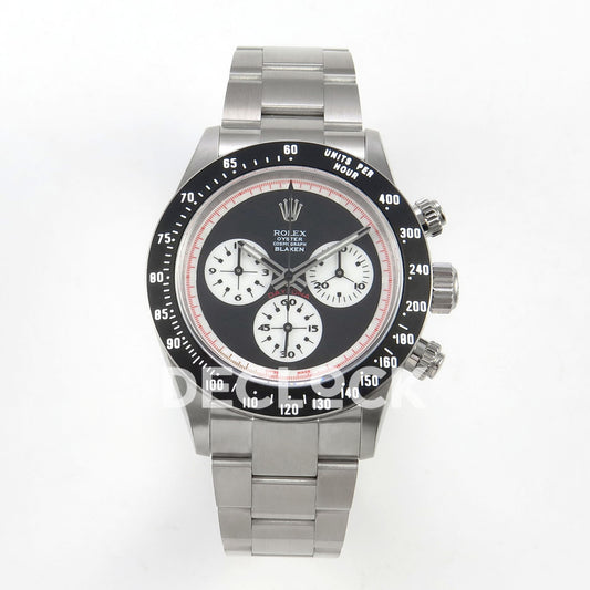 Rolex Daytona Custom Paul Newman Blaken Black PMSF DD4130 replica - front