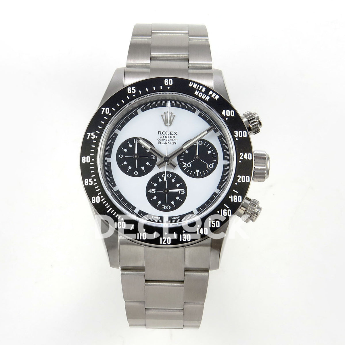 Rolex Daytona Custom Paul Newman Blaken White PMSF DD4130 replica - front