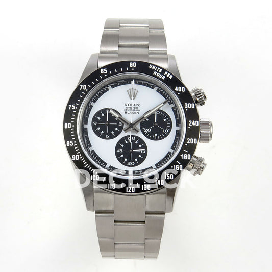 Rolex Daytona Custom Paul Newman Blaken White PMSF DD4130 replica - front
