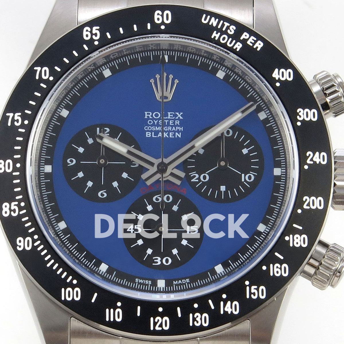 Rolex Daytona Custom Paul Newman Blue PMSF DD4130 replica - dial close up