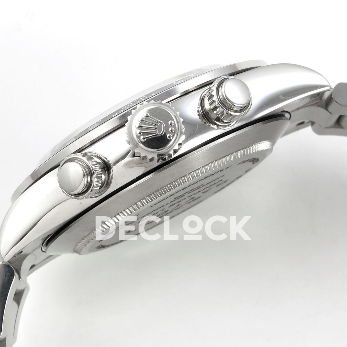 Rolex Daytona Custom Paul Newman White PMSF DD4130 replica - crown and pushers