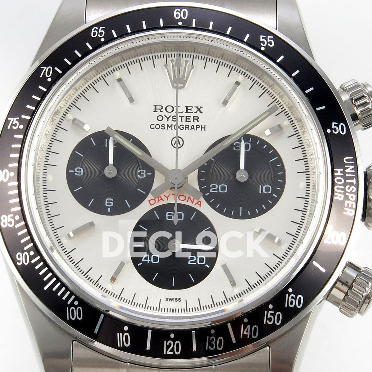 Rolex Daytona Custom Paul Newman White PMSF DD4130 replica - dial close up
