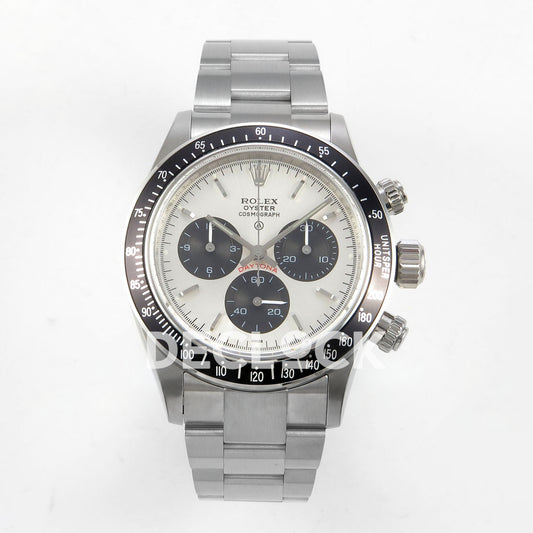 Rolex Daytona Custom Paul Newman White PMSF DD4130 replica - front