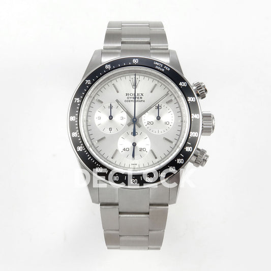 Rolex Daytona Custom Paul Newman White Silver PMSF DD4130 replica - front