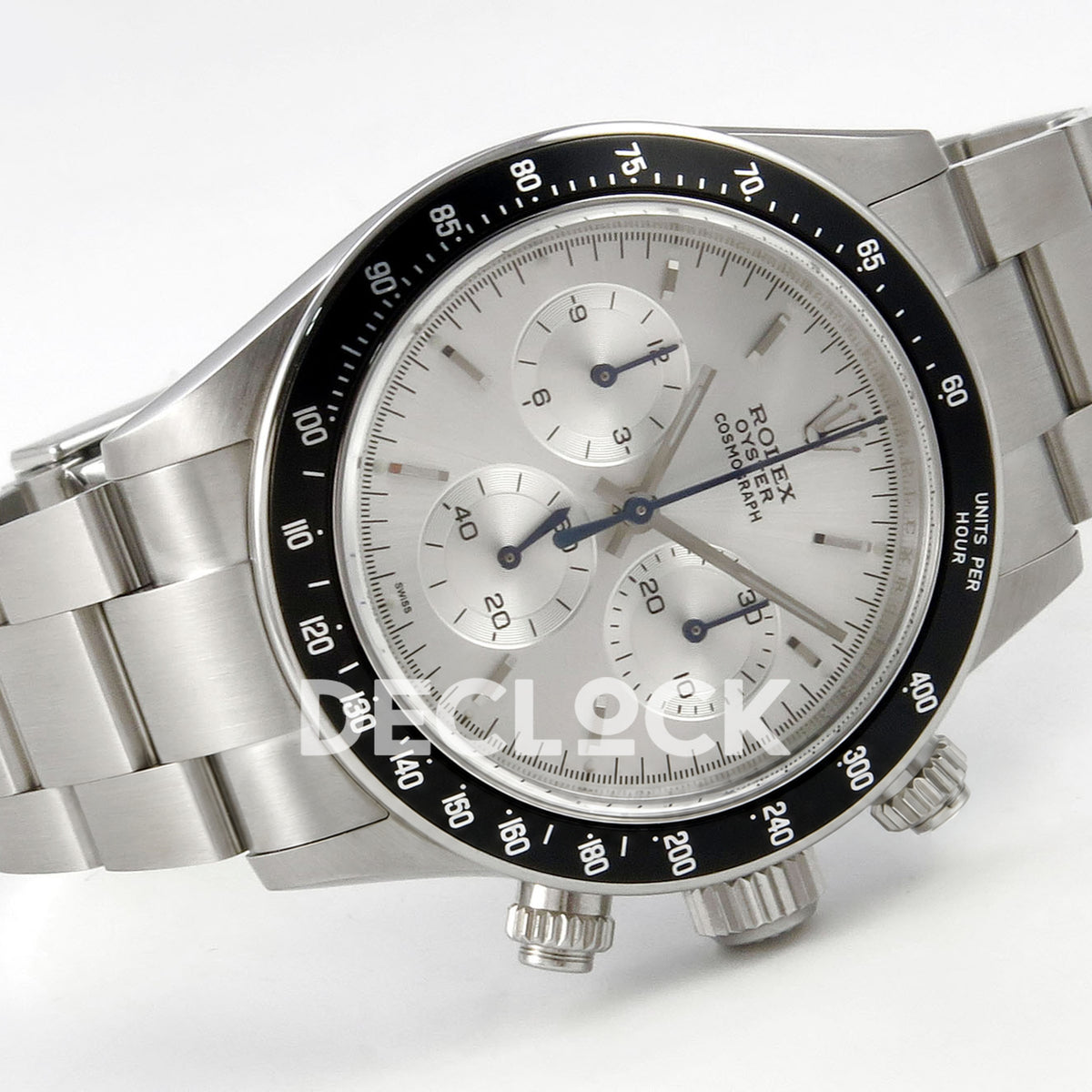 Rolex Daytona Custom Paul Newman White Silver PMSF DD4130 replica - side front