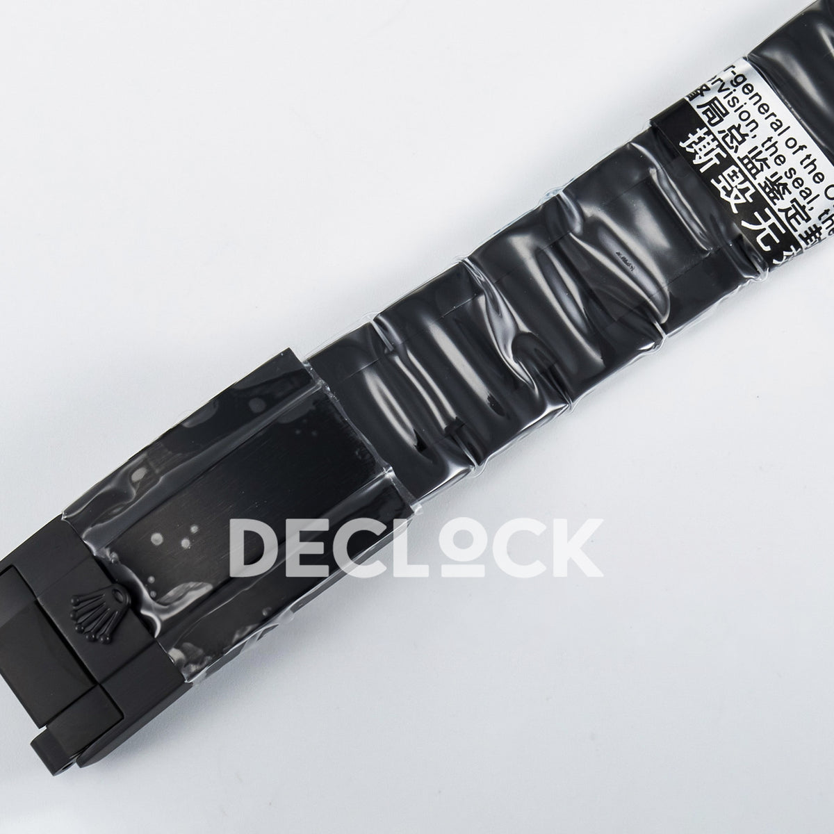 Rolex Daytona Custom Rainbow MAD Paris Black DLC 4130 replica - clasp closed