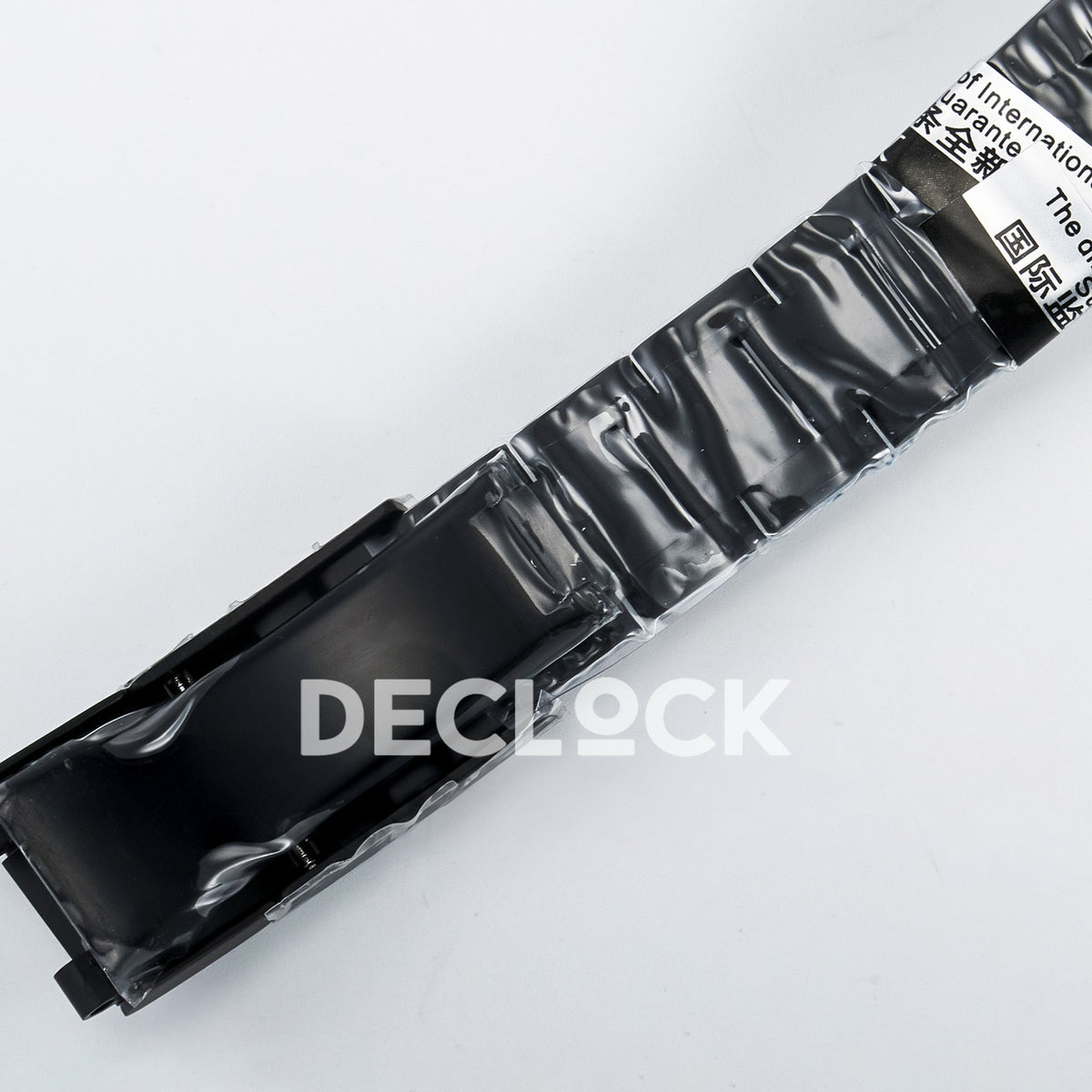 Rolex Daytona Custom Rainbow MAD Paris Black DLC 4130 replica - clasp open