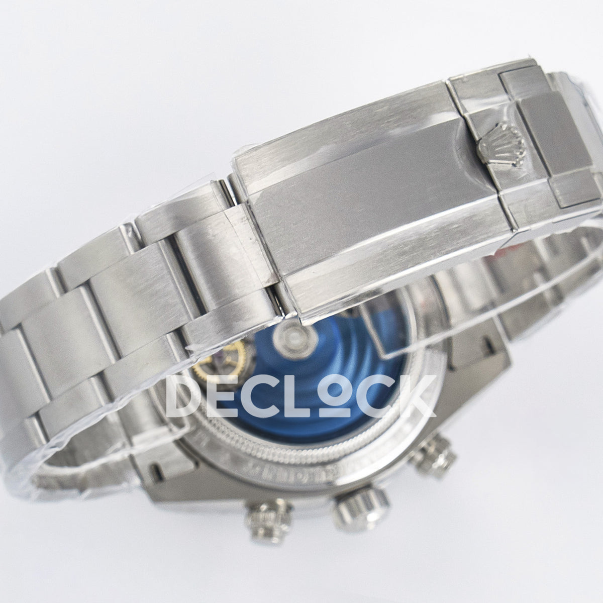 Rolex Daytona Custom Scona Blue ADGF SA4130 replica - bracelet caseback