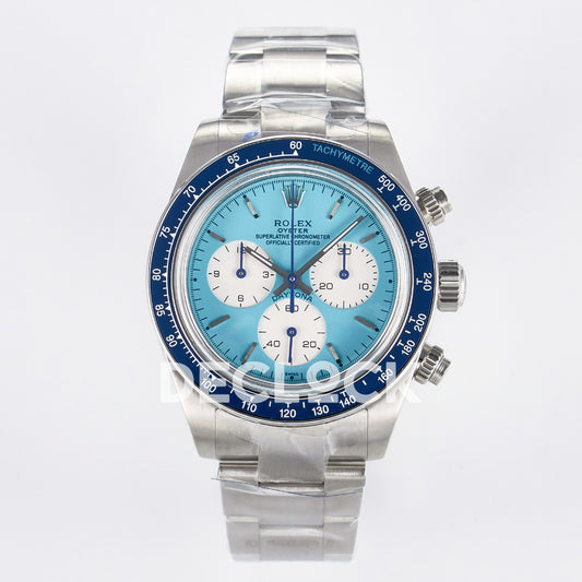 Rolex Daytona Custom Scona Blue ADGF SA4130 replica - front
