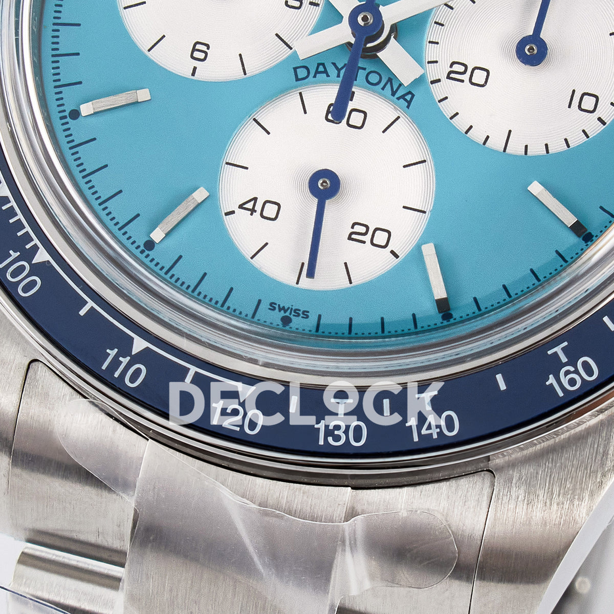Rolex Daytona Custom Scona Blue ADGF SA4130 replica - lower subdial