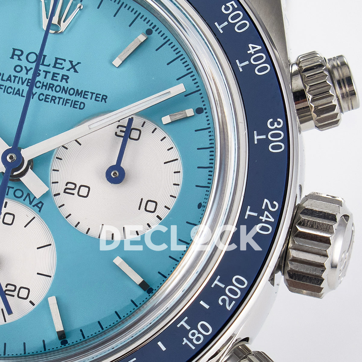 Rolex Daytona Custom Scona Blue ADGF SA4130 replica - right subdial