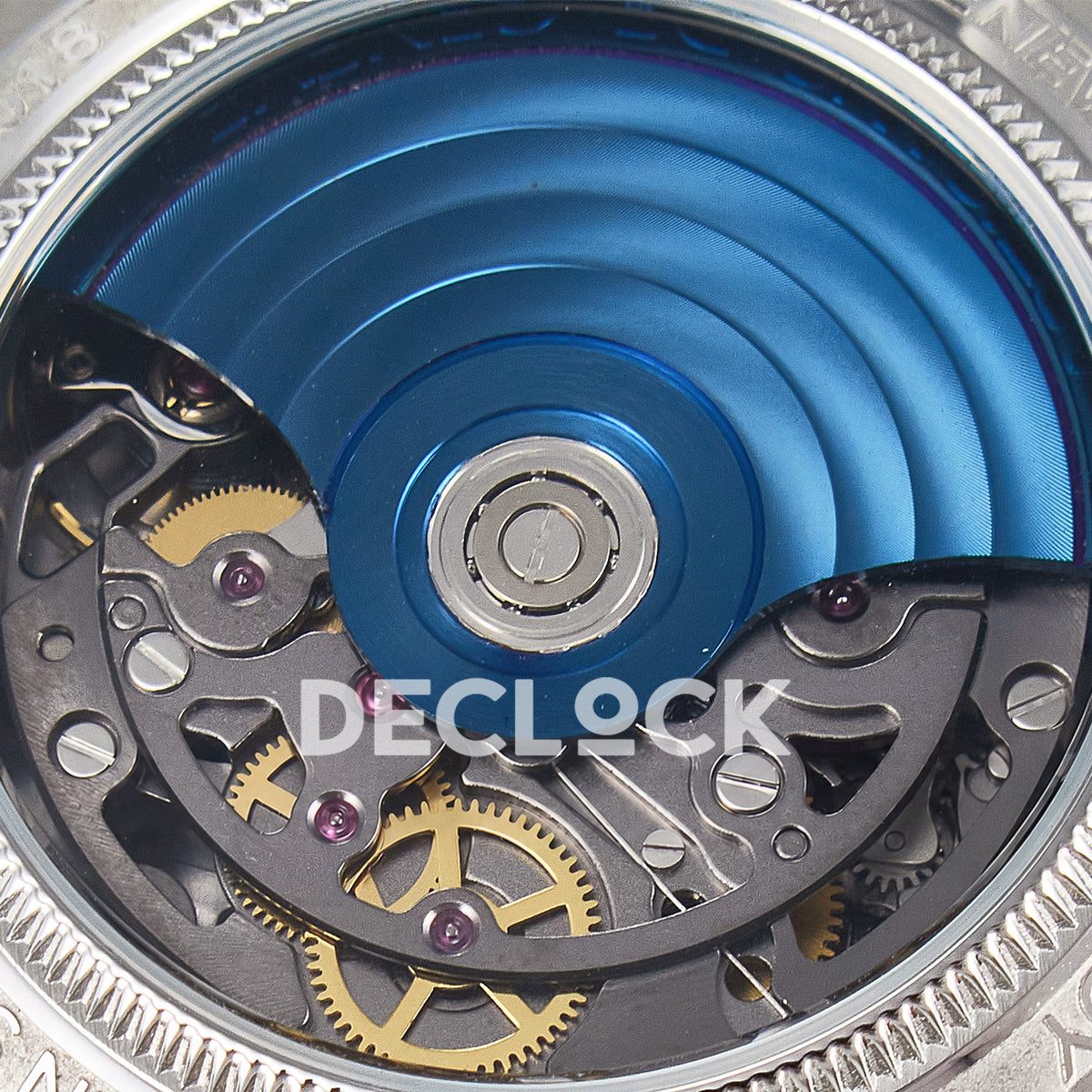 Rolex Daytona Custom Scona Blue ADGF SA4130 replica - rotor