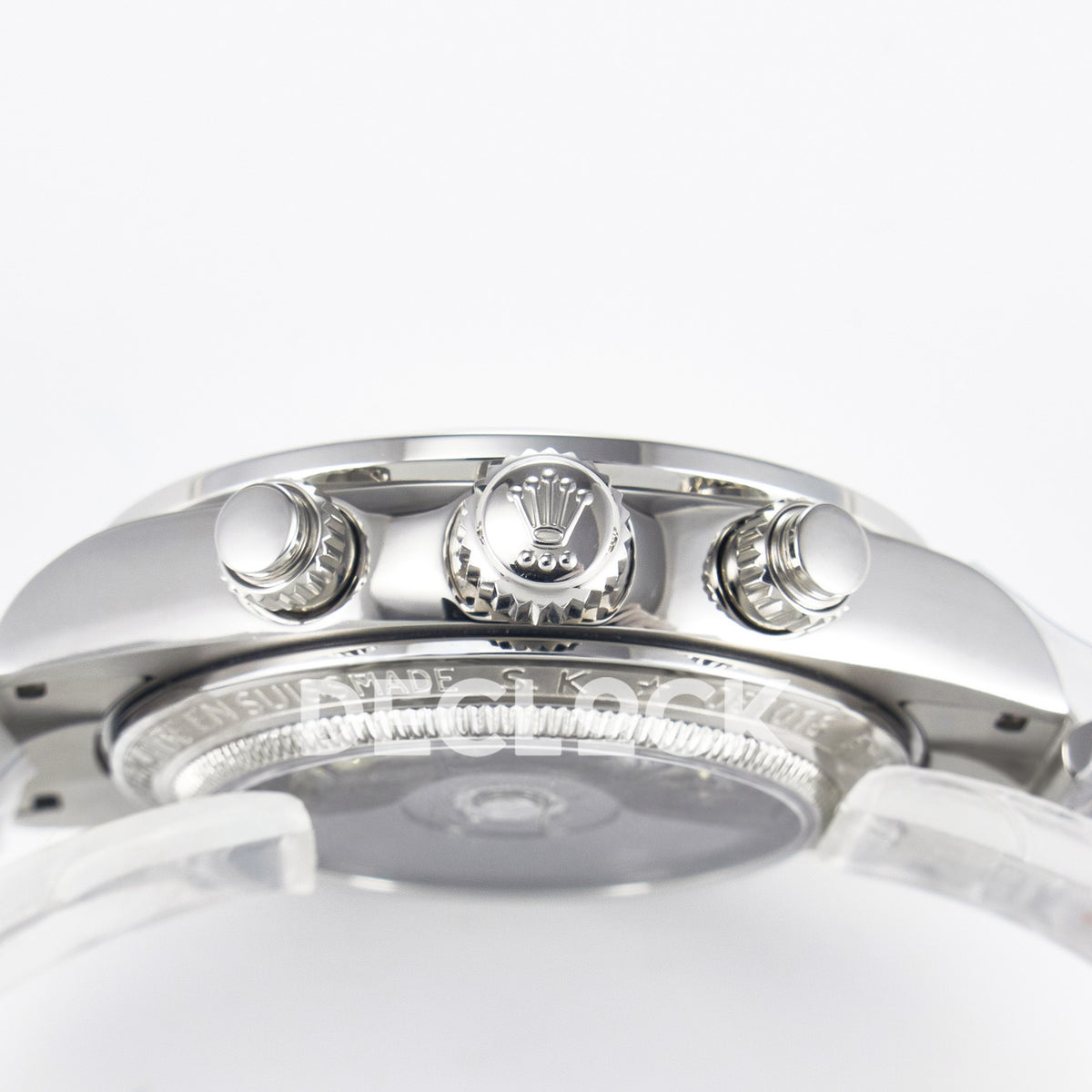 Rolex Daytona Custom Scona Purple ADGF SA4130 replica - crown side