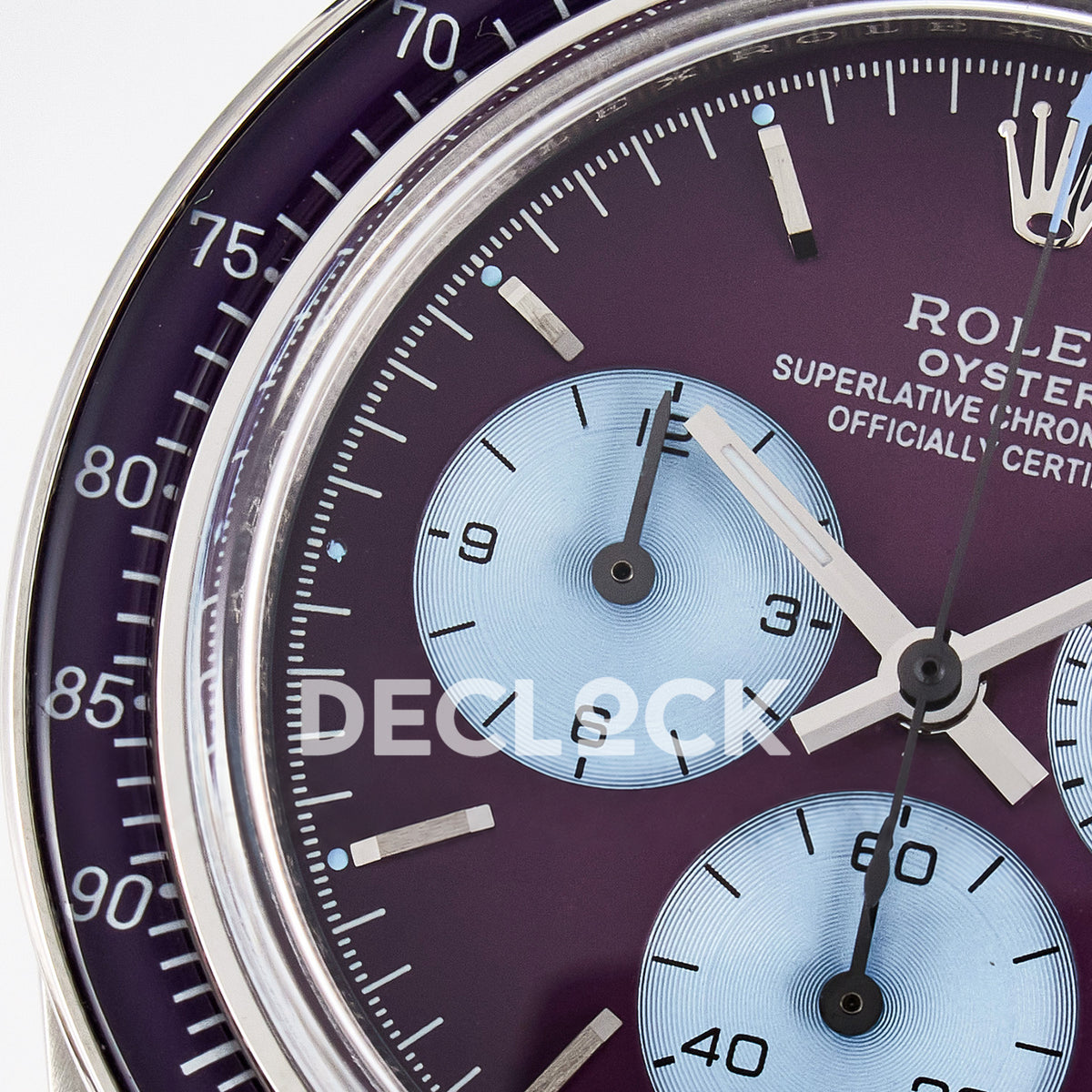 Rolex Daytona Custom Scona Purple ADGF SA4130 replica - left subdial