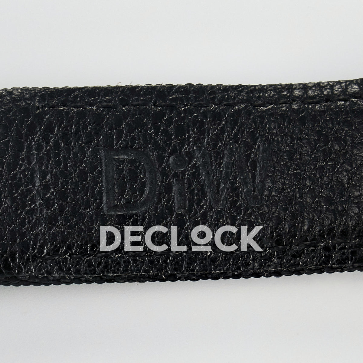 Rolex Daytona Custom White Carbon Black Dial Black Strap N6F A4130 replica - strap brand