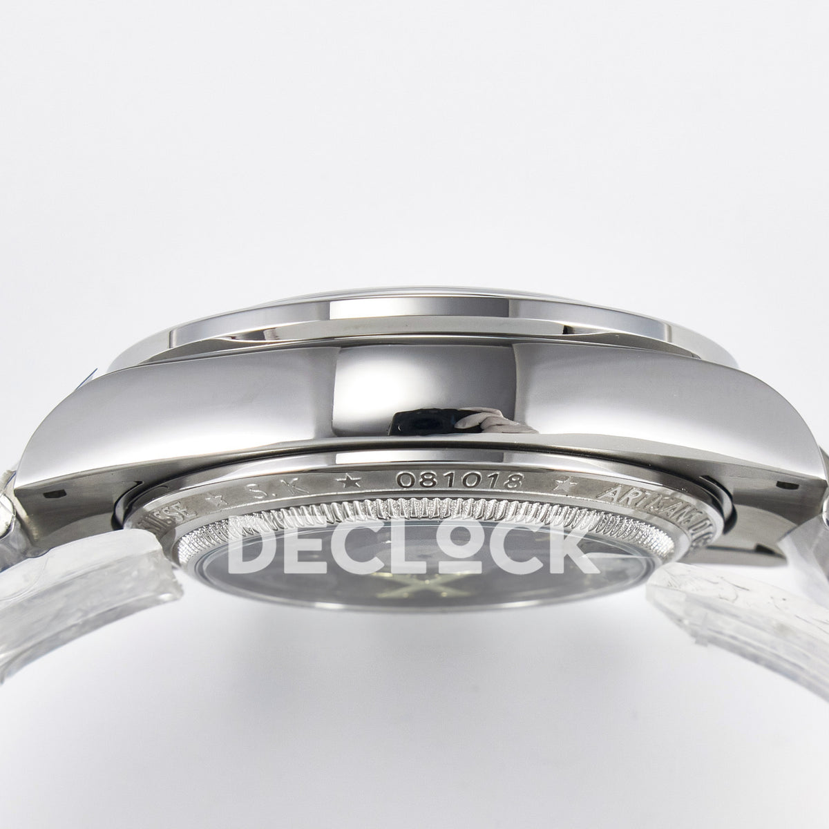 Rolex Daytona Custom White Skeleton ADGF SA4130 replica - case side