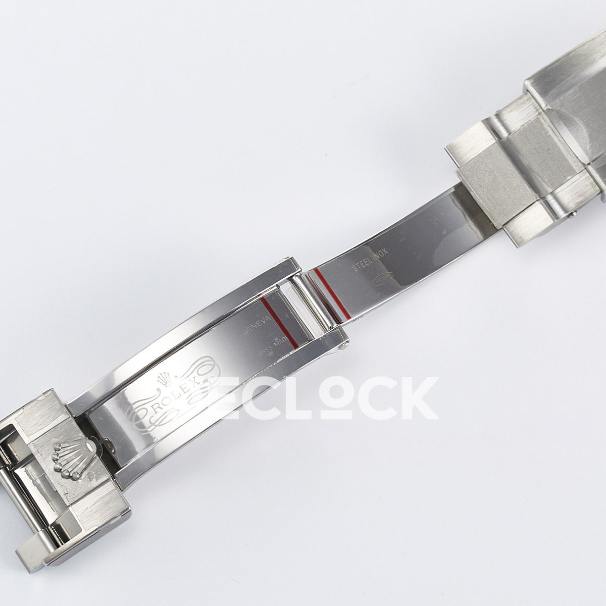 Rolex Daytona Custom White Skeleton ADGF SA4130 replica - clasp logo