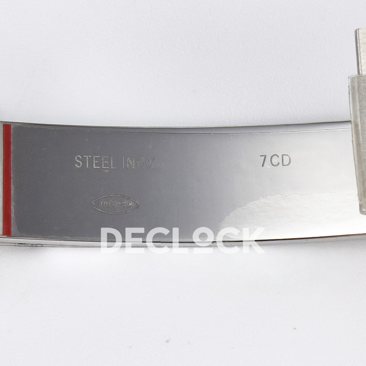 Rolex Daytona Custom White Skeleton ADGF SA4130 replica - clasp markings