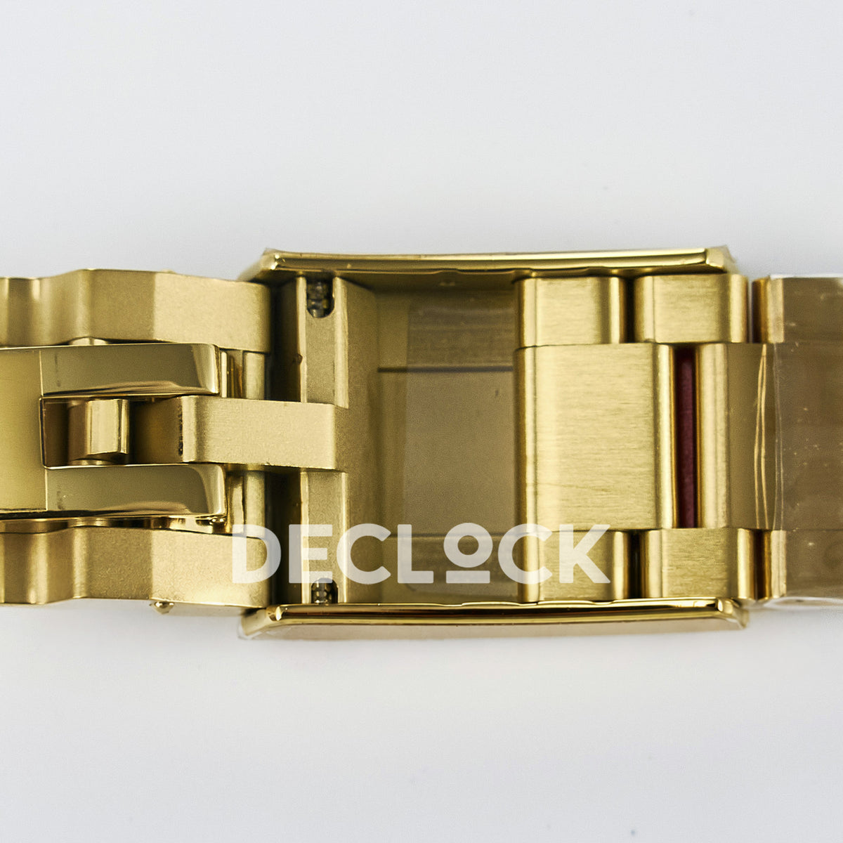 Rolex Daytona Custom Yellow Gold Green Dial ADGF A7750 replica - bracelet inside