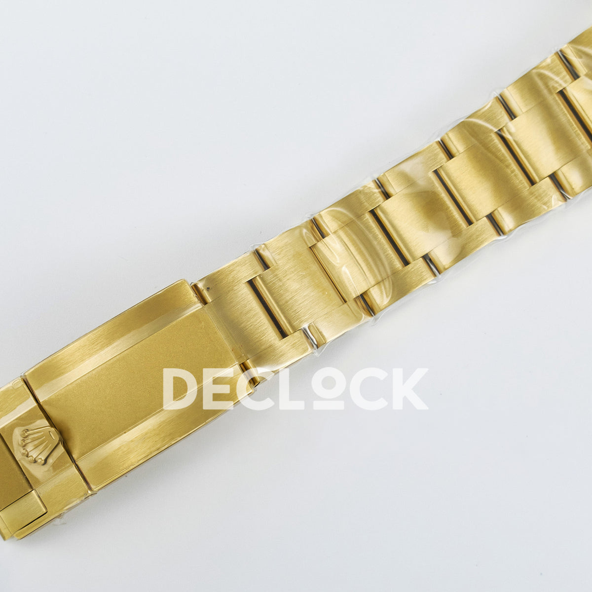 Rolex Daytona Custom Yellow Gold Green Dial ADGF A7750 replica - clasp closed