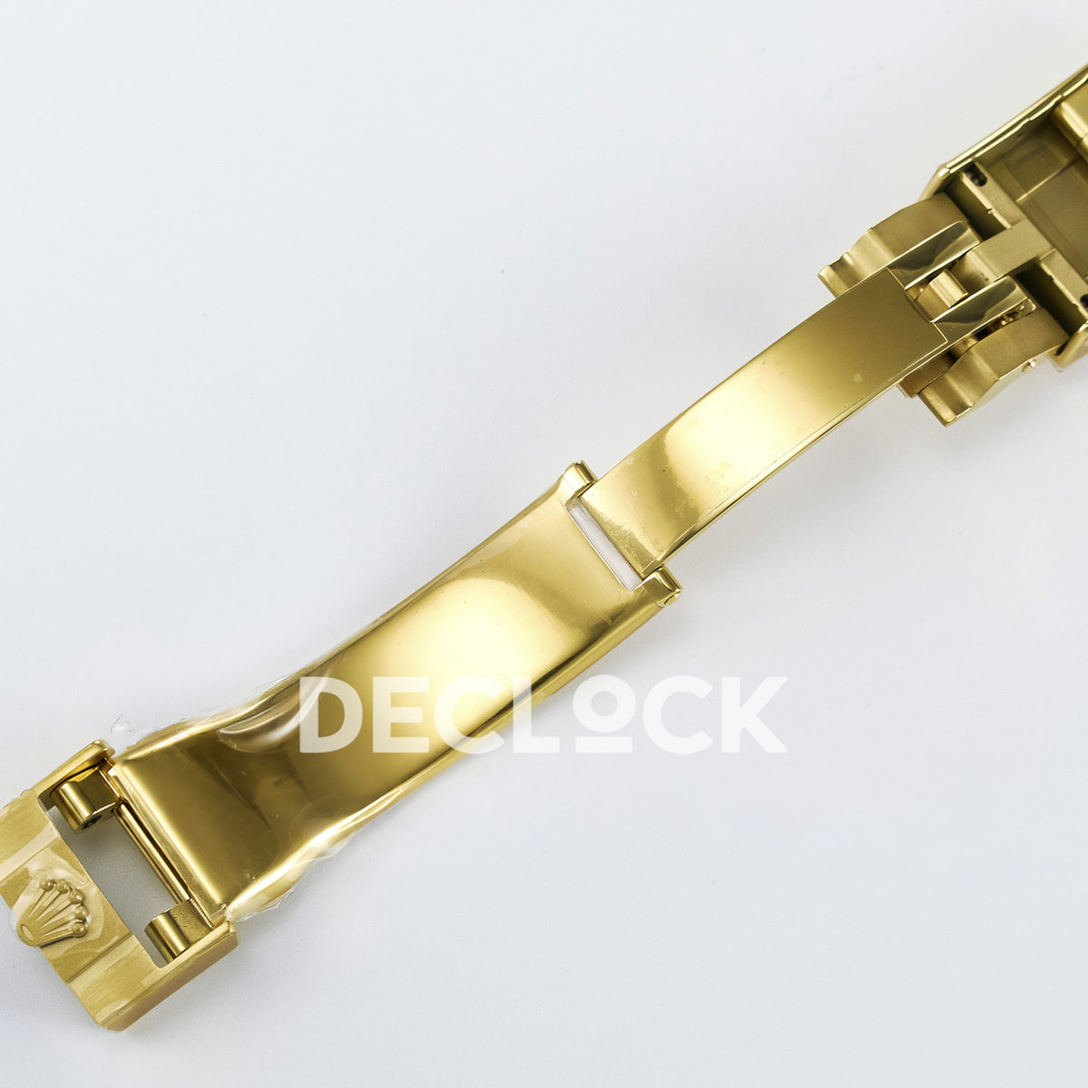 Rolex Daytona Custom Yellow Gold Green Dial ADGF A7750 replica - clasp extension