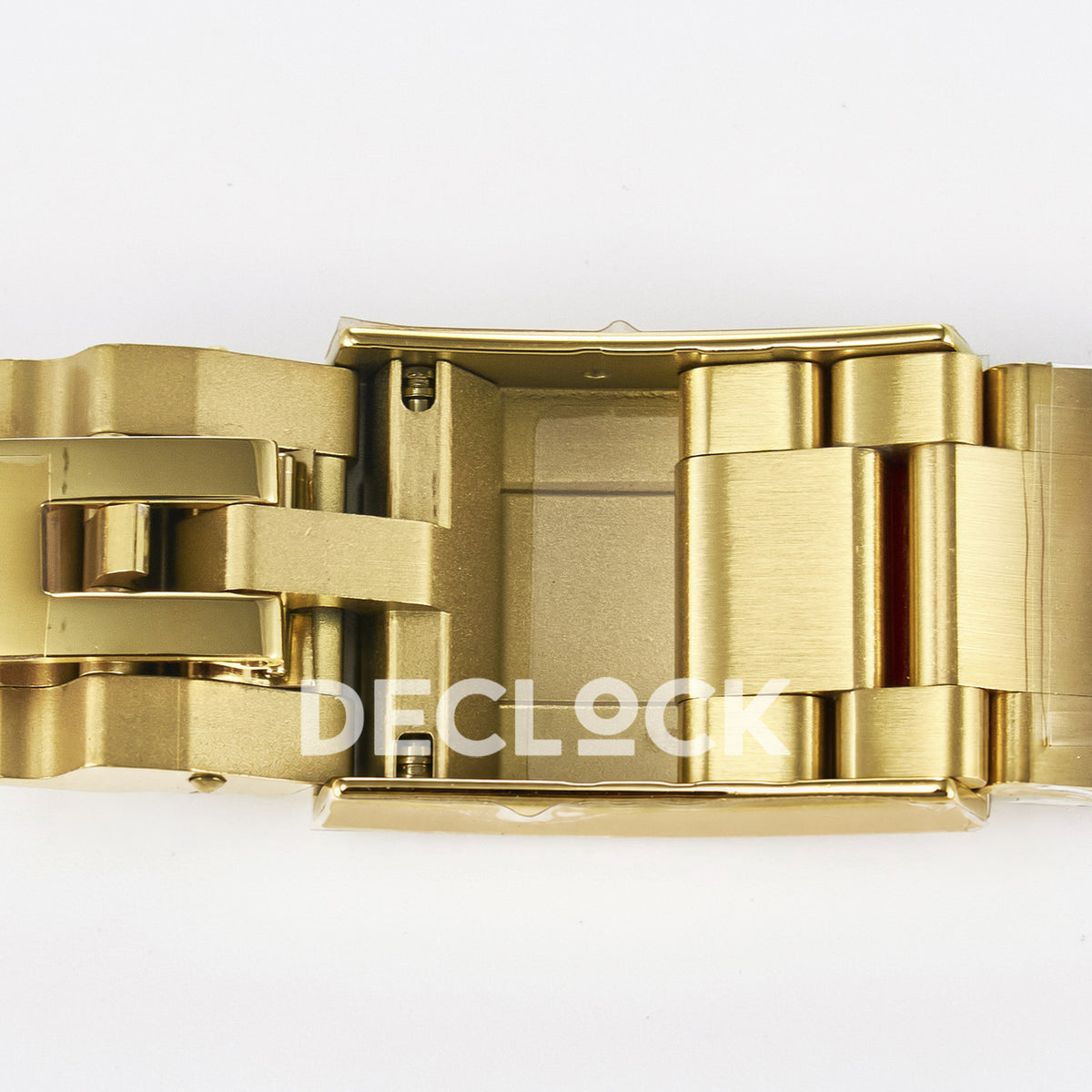 Rolex Daytona Custom Yellow Gold White Dial ADGF A7750 replica - bracelet inside