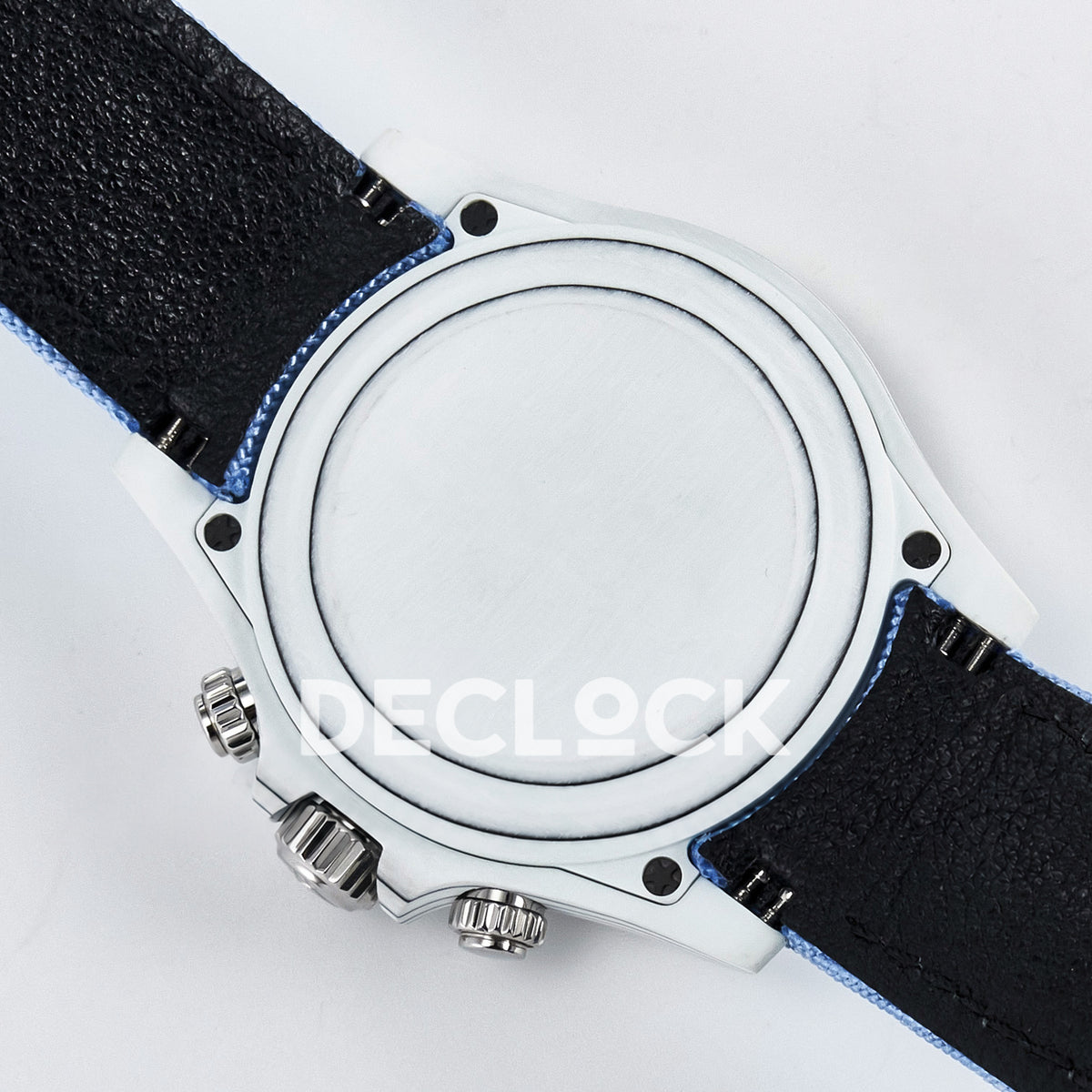 Rolex Daytona Custom ZIF Remould White Carbon Blue Skeleton GETF DD4802 replica - caseback