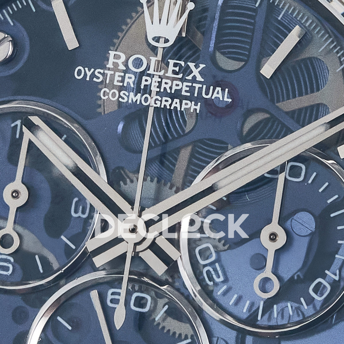 Rolex Daytona Custom ZIF Remould White Carbon Blue Skeleton GETF DD4802 replica - skeleton dial