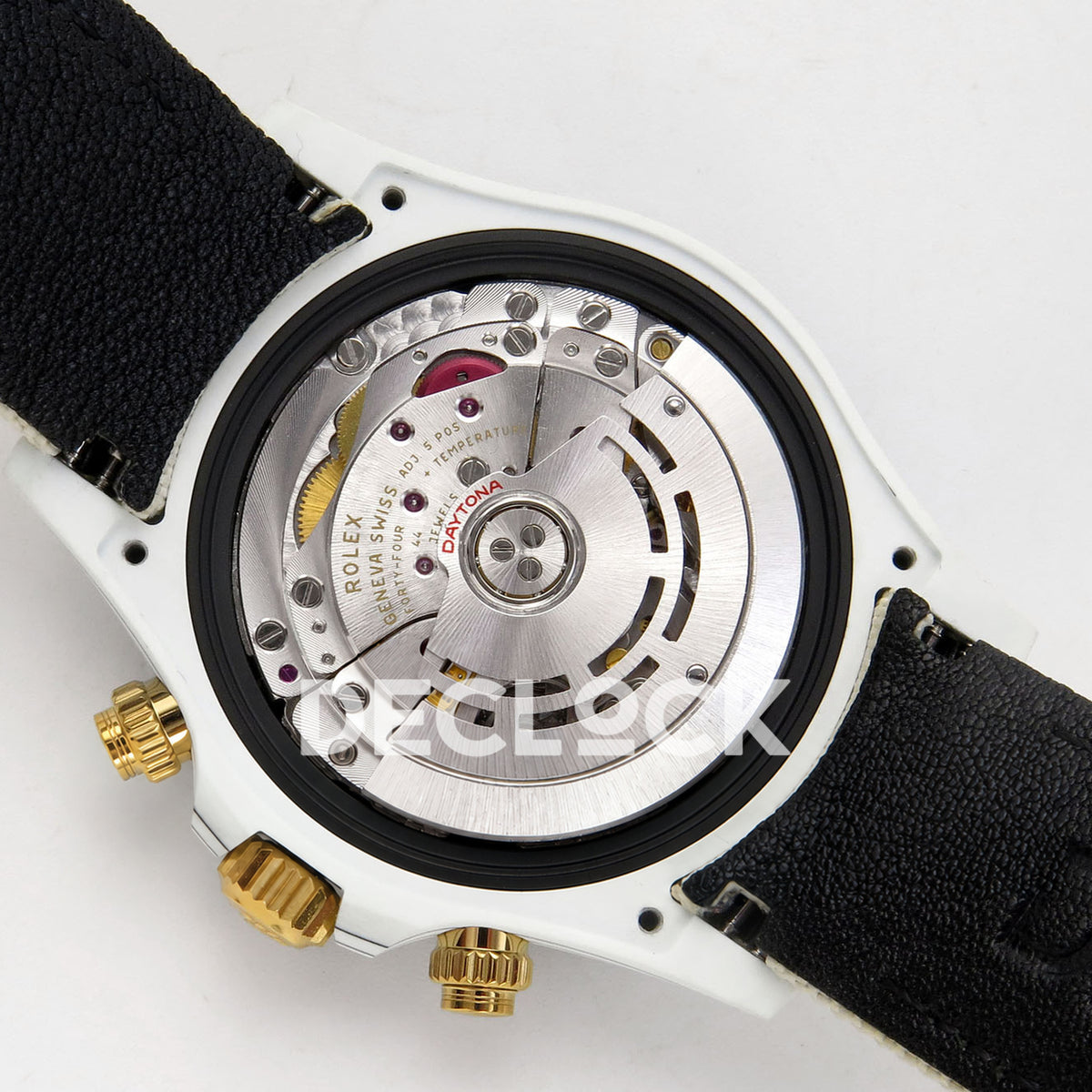 Rolex Daytona DIW Desert Eagle Brown Arabic DIWF replica - SH4130 automatic chronograph movement with caseback removed