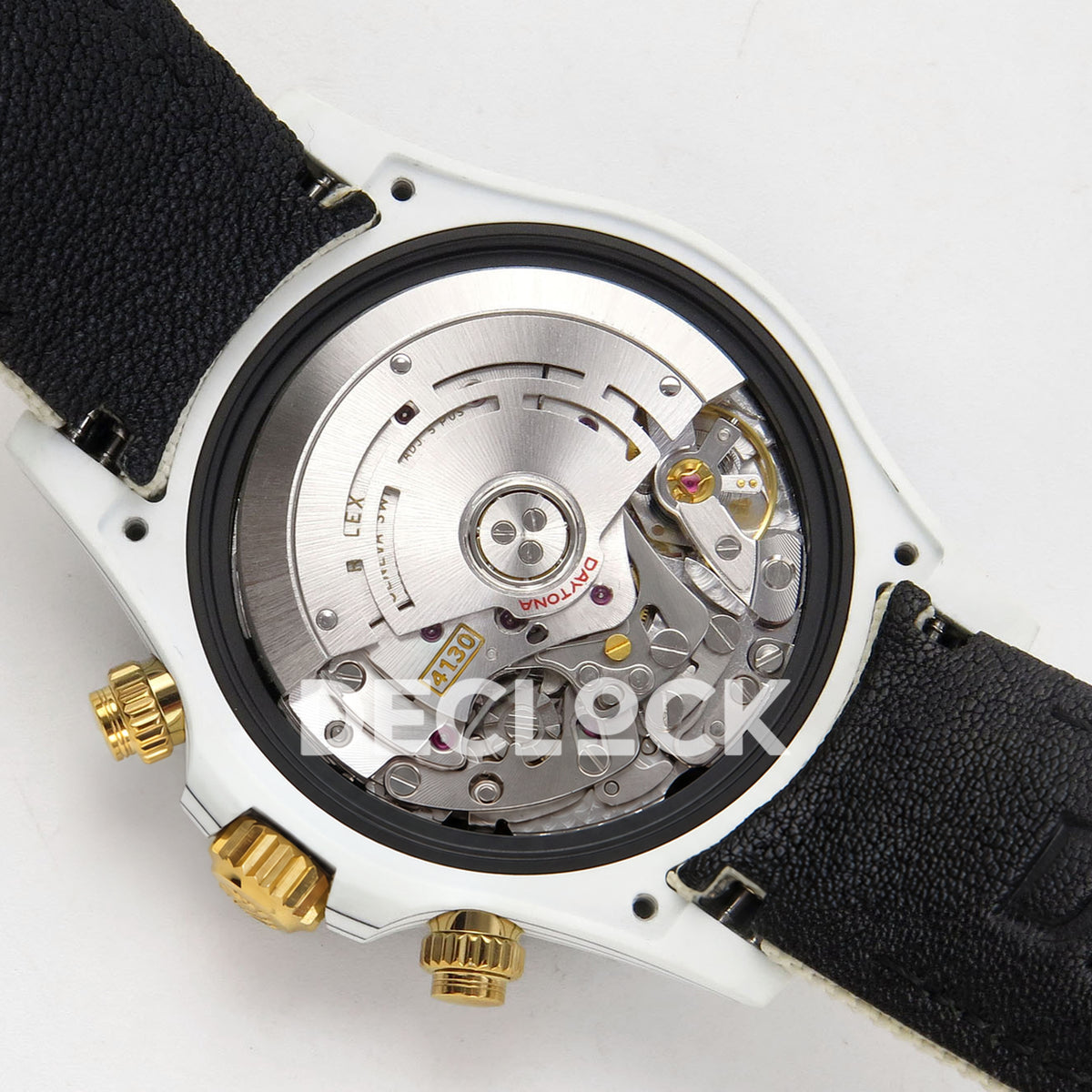 Rolex Daytona DIW Desert Eagle Brown Arabic DIWF replica - movement with rotor in an alternate position