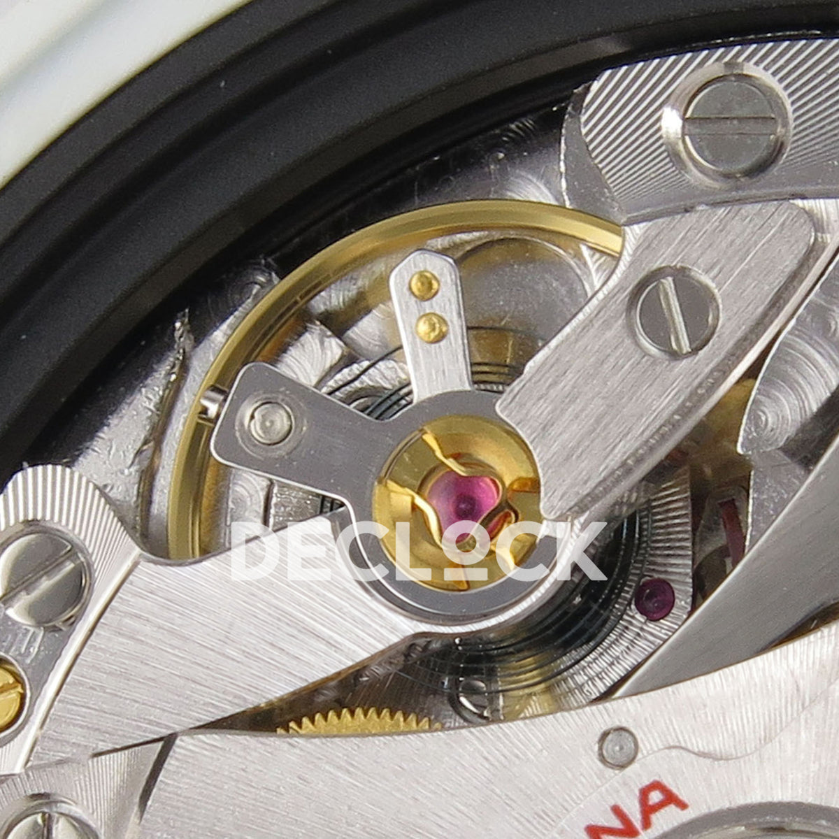 Rolex Daytona DIW Desert Eagle Brown Arabic DIWF replica - balance wheel, hairspring and movement components