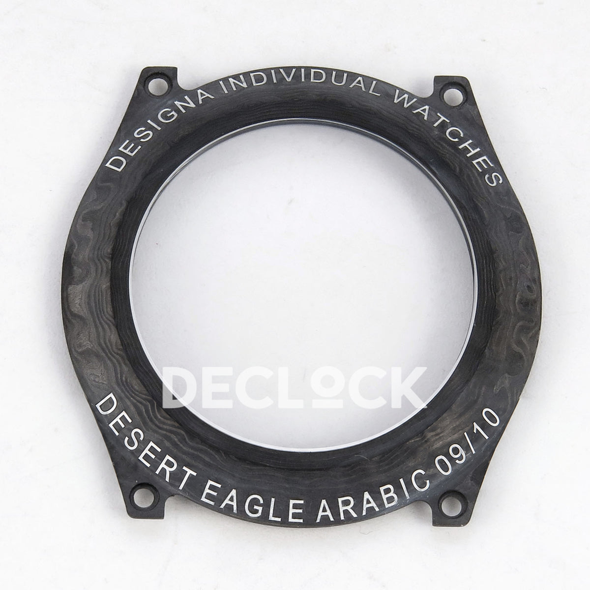 Rolex Daytona DIW Desert Eagle Brown Arabic DIWF replica - detached transparent caseback with DESERT EAGLE ARABIC 09/10 lettering