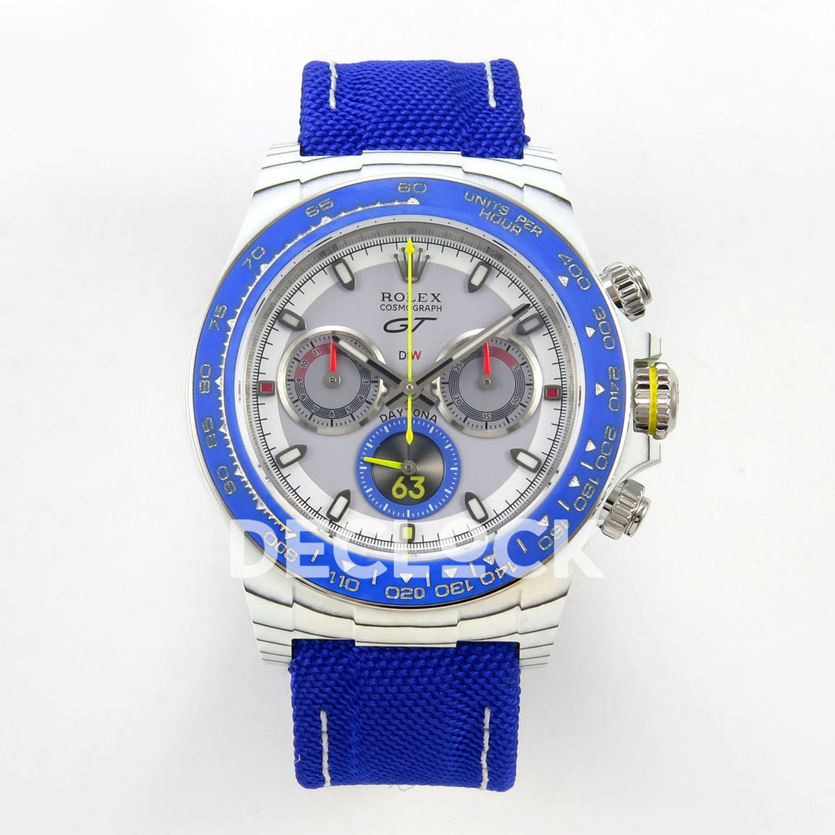 Rolex Daytona DIW GT Blue SONIC SA4130 replica - front